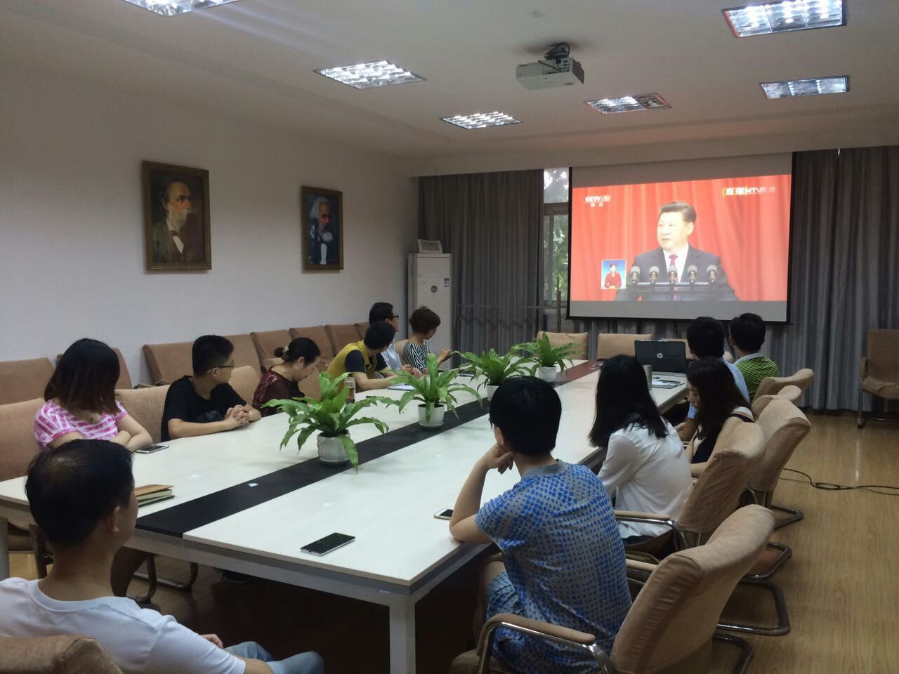 【两学一做】365英国上市组织观看建党95周年庆祝大会